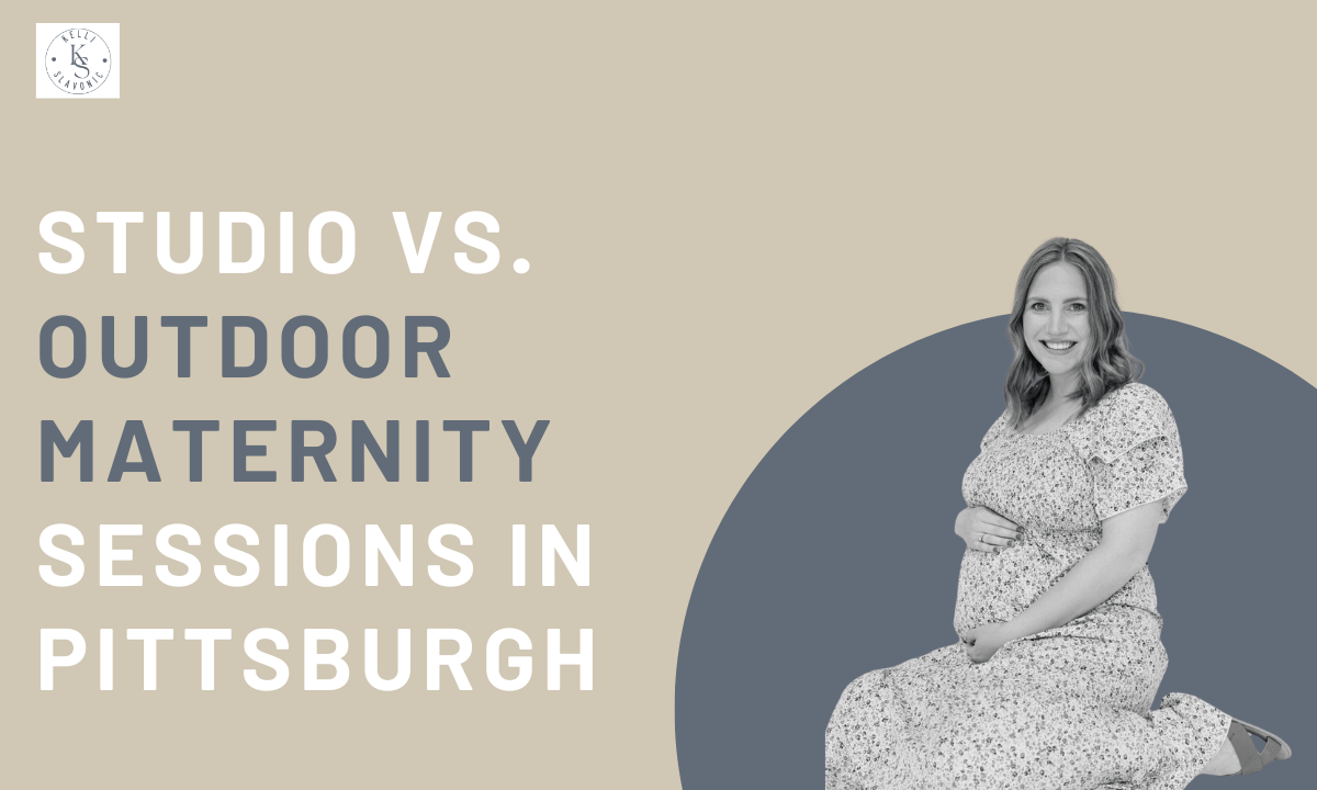 Studio vs. Outdoor Maternity Sessions in Pittsburgh